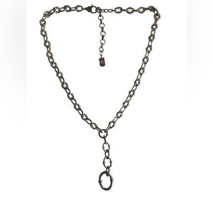 Ralph Lauren  Silver Chain Drop Necklace - Women Jewelry